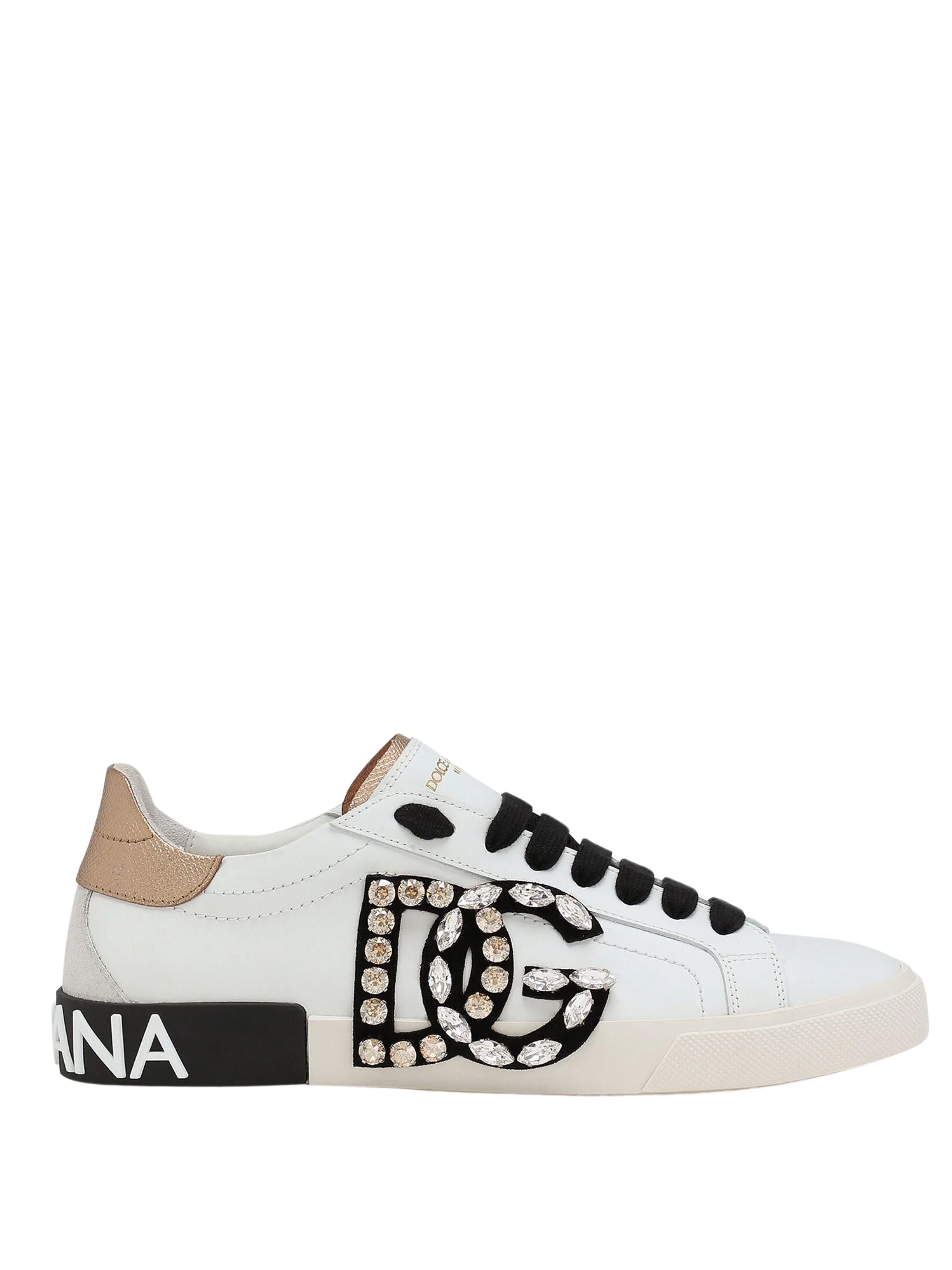 D&g Tenis Dolce Gabbana Mujer Piedras Portofino Zapatillas