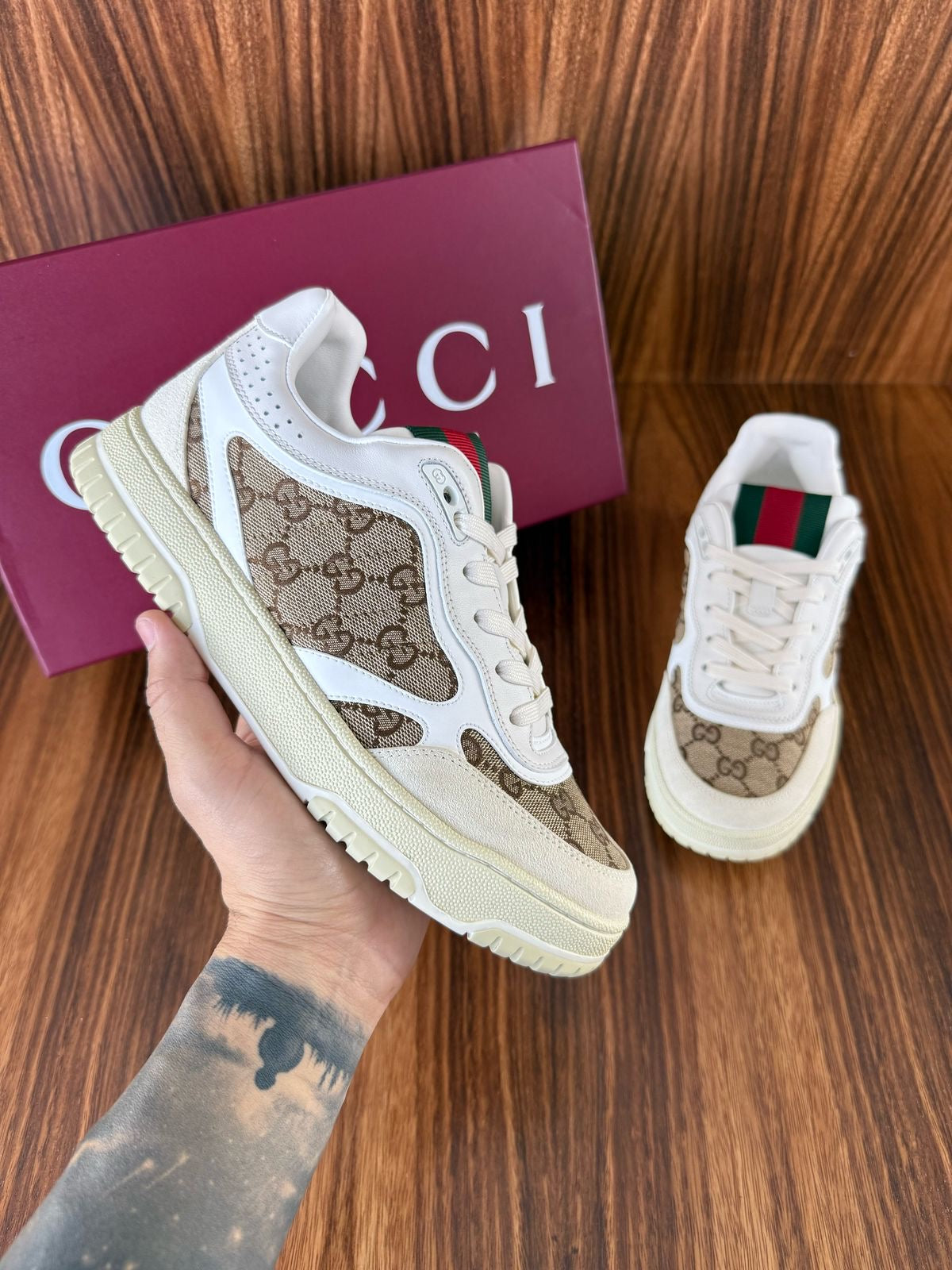 TENIS GUCCI RE-WEB BEIGE GGBGE00812 – 92Kicks