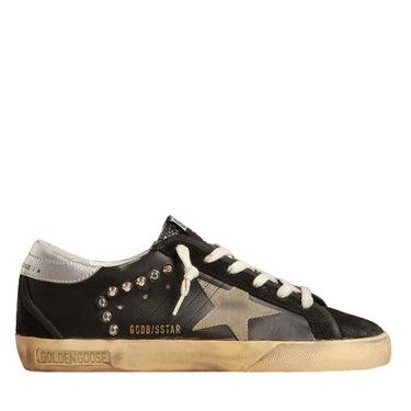 TENIS GOLDEN GOOSE SUPER STAR BLACK SILVER GGDBBLK01340