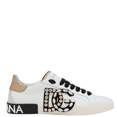 TENIS DOLCE & GABBANA PORTOFINO LOGO PIEDRA DGBWHT00648