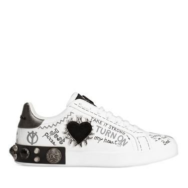TENIS DOLCE & GABBANA PORTOFINO HEART DGBWHT01480