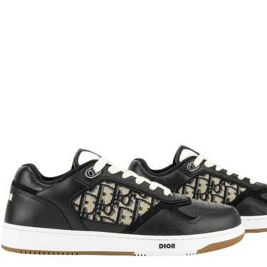 TENIS DIOR B27 LOW BLACK AND BEIGE DORBLK01083