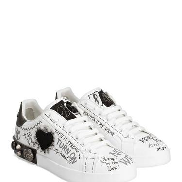 TENIS DOLCE & GABBANA PORTOFINO HEART DGBWHT01480