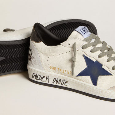 TENIS GOLDEN GOOSE BALL STAR NAVY GGDBWHT01335