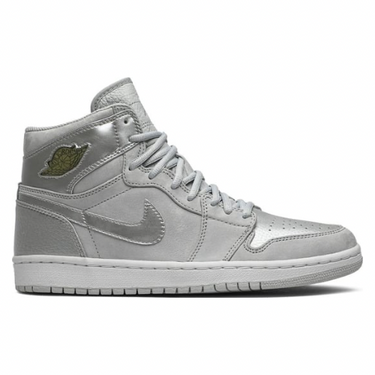 TENIS AIR JORDAN 1 CO JP METTALIC SILVER 2001 JDNGRY00004