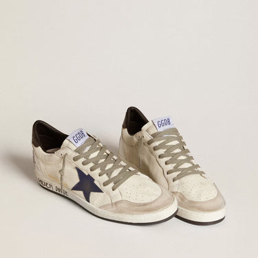 TENIS GOLDEN GOOSE BALL STAR NAVY GGDBWHT01335