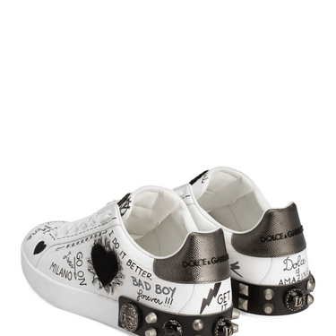 TENIS DOLCE & GABBANA PORTOFINO HEART DGBWHT01480
