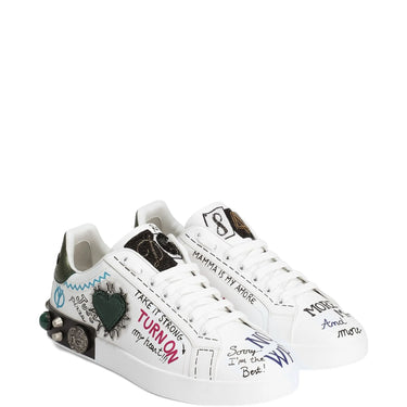 TENIS DOLCE & GABBANA PORTOFINO GRAFFITI DGBWHT01481
