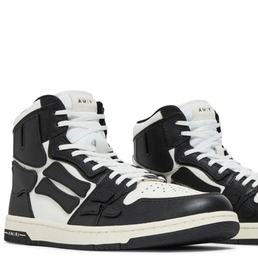 TENIS AMIRI SKEL TOP HIGH WHITE BLACK AMIBLK01060