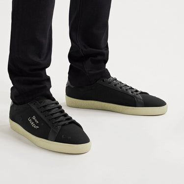 TENIS SAINT LAURENT SL COURT 06 BLACK YSLBLK01358