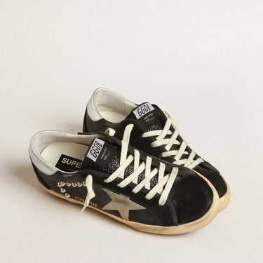 TENIS GOLDEN GOOSE SUPER STAR BLACK SILVER GGDBBLK01340