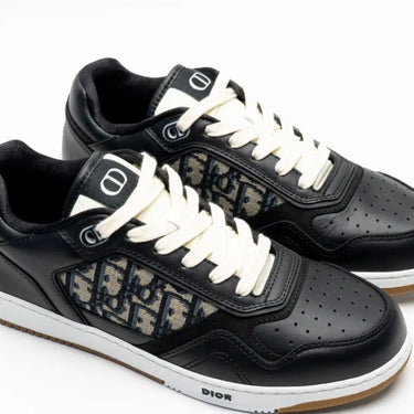 TENIS DIOR B27 LOW BLACK AND BEIGE DORBLK01083