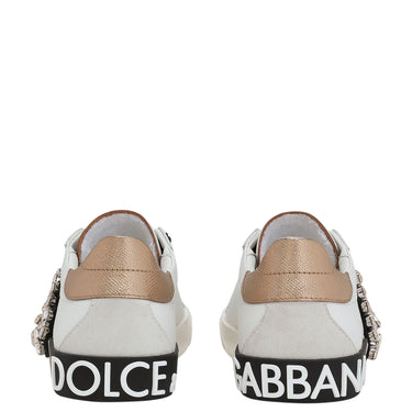 TENIS DOLCE & GABBANA PORTOFINO LOGO PIEDRA DGBWHT00648