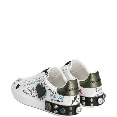 TENIS DOLCE & GABBANA PORTOFINO GRAFFITI DGBWHT01481