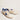 TENIS GOLDEN GOOSE BALL STAR BLUE METALLIC GGDBBLU01349