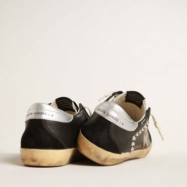TENIS GOLDEN GOOSE SUPER STAR BLACK SILVER GGDBBLK01340