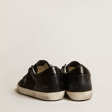 TENIS GOLDEN GOOSE SUPER STAR GLITTER BLACK GGDBBLK01341