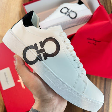 TENIS FERRAGAMO LEATHER WHITE FGOWHT00613