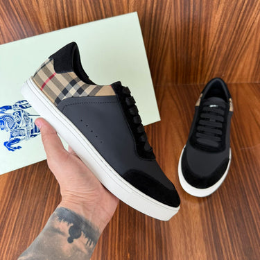 TENIS BURBERRY VINTAGE CHECK BLACK BRYBLK01343