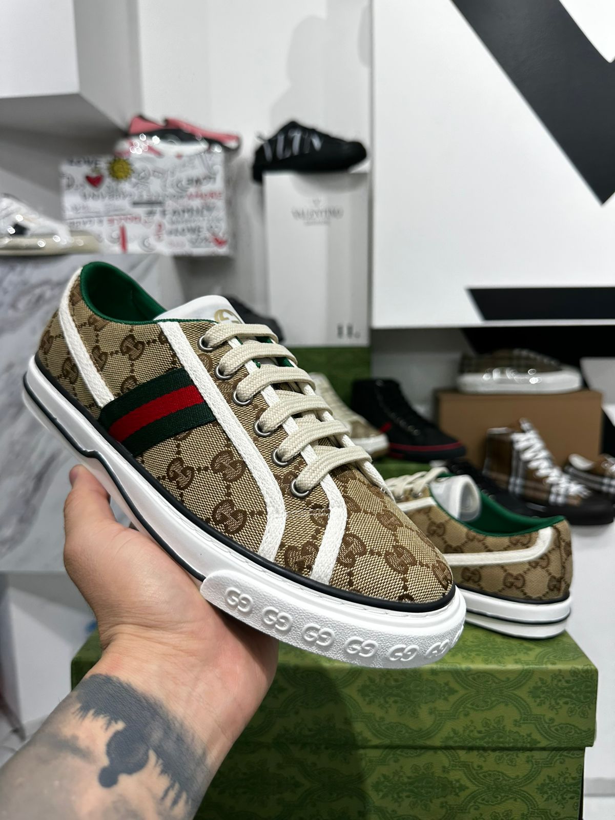 TENIS GUCCI 1977 HOMBRE GGBRN00072 – 92Kicks - Main Image