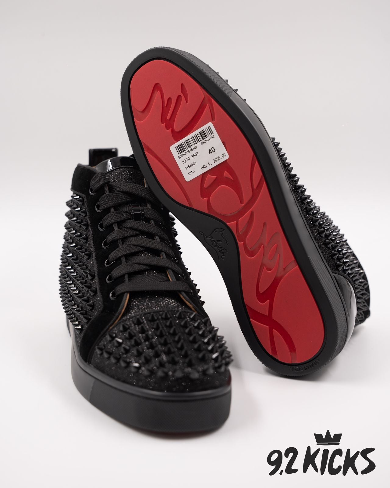 Tenis Suela Roja Tenis Originales Rojos Tenis Retro Charol Negro